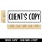 Client's Copy Self-Inking Rubber Stamp Ink Stamper for Business Office